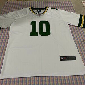 Green Bay Packers White Jersey Love No. 10